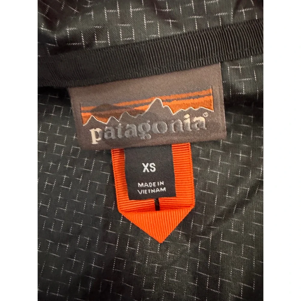 Patagonia Mens Steel Forge Windbreaker Jacket Black Ripstop‎ 27545 XS NEW